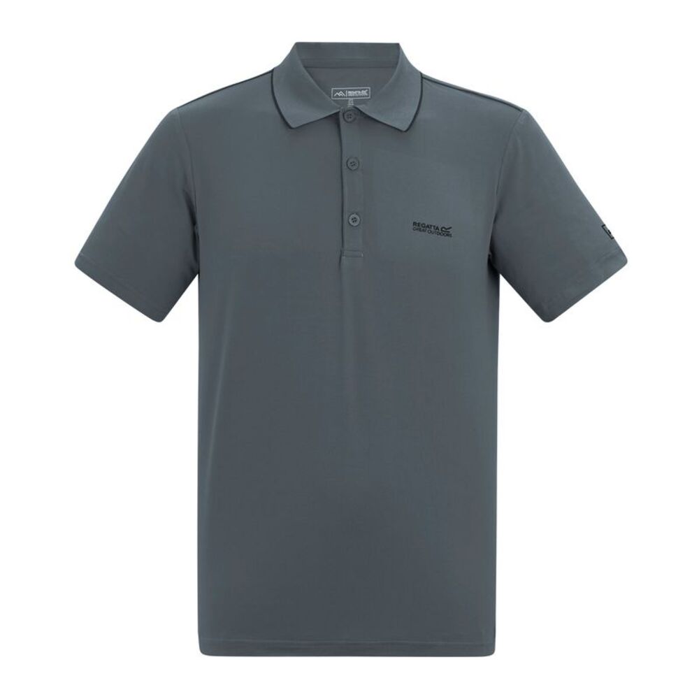 Regatta Mens Maverik Stretch Polo Shirt / Dark Storm